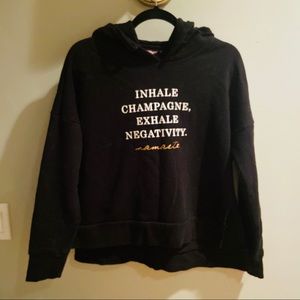 Betsy Johnson Black Hoodie